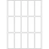 Herma Herma Label 20x50 mm, balta, 480 vnt (10610)