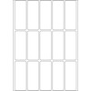 HERMA Multi-purpose labels 20x50 mm baltas paper matt hand inscription 480 pcs. - Baltas - Rounded rectangle - Cellulose,Paper - Germany - 20 mm - 50 mm