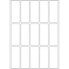 HERMA daugiafunkcinės etiketės 20x50 mm baltas popierius matinis užrašas ranka 480 vnt. - Baltas - Apvalus stačiakampis - Celiuliozė, Popierius - Vokietija - 20 mm - 50 mm
