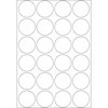 Herma Lipnios etiketės, apvalios, baltos 25 mm 768 vnt. - 2260.