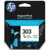 Hewlett Packard (HP) HP 303 trispalvė rašalo kasetė