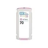 Hewlett Packard (HP) HP Nr.70 Rašalo krepšelis. Šviesiai purpurinė su Vivera rašalu (130 ml)