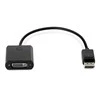 Hewlett Packard (HP) HP DisplayPort į DVI-D adapteris 1 x 20 kontaktų DisplayPort M 1 x 24 kontaktų DVI-D F Juoda