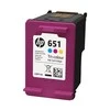 Hewlett Packard (HP) HP 651 Tri-Colour (C2P11AE) Rašalinė kasetė, CMY