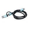 I-TEC USB-C į USB-C laidas su integruotu USB 3.0 adapteriu 100 cm