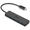 HP I-tec Advance C31HUB404 sąsajos šakotuvas USB 3.2 Gen 2 (3.1 Gen 2) Type-C 5000 Mbit/ai Juoda
