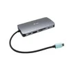 I-tec Metal C31NANODOCKVGAPD knyginių kompiuterių dokas / jungčių replikatorius Vielinis USB 3.2 Gen 1 (3.1 Gen 1) Type-C Sidabras