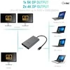 I-TEC THUNDERBOLT3 Dual DP vaizdo adapteris, skirtas Thunderbolt3 MacOS ir Windows, palaiko 1x 5K 60Hz Monitorius arba 2x 4K 60Hz Monitorius