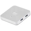 I-tec Metal U3HUBMETAL4 sąsajos šakotuvas USB 3.2 Gen 1 (3.1 Gen 1) Type-A 5000 Mbit/ai Sidabras
