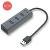 I-tec Metal U3HUBMETAL403 sąsajos šakotuvas USB 3.2 Gen 1 (3.1 Gen 1) Type-A 5000 Mbit/ai Pilka