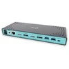 I-TEC USB 3.0 / USB-C Dualdock 1x 5K 2x 4K 60Hz 2x HDMI 2x DP 1x GLAN 6x USB 3.0 1x Audio / Mic Jack Kensington, suderinamas su TB 3