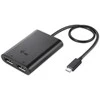 I-TEC USB C prie Dual DisplayPort Video Adapteris 2x DisplayPort 4K Ultra HD suderinamas su Thunderbolt 3