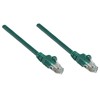 INTELLINET LAN Cable, Cat6, UTP RJ45, 5.0 m, Žalias, 343718