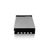 ICY BOX IB-138SK-B-II SATA mobilusis stovas skirtas 3,5 colio SATA HDD KeyLock kaip maitinimo jungiklio šviesos diodai 4 ir 15 kontaktų maitinimo jungtis Fullmetal juodas