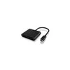 Icy Box RaidSonic ICYBOX USB 3.0 kortelių skaitytuvas Išorinis USB 3.0 Type-C pagrindinio kompiuterio jungtis SD 3.0 UHS-I Juodas