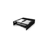 Icy Box IB-5251 Tvirtinimo rėmas 2x2,5" + 1x3,5" HDD/SSD diskams 1x5,25" nišoje, su priekiniu skydeliu, juodas
