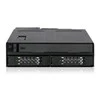 „Icy Dock Pocket“ 2 x 2,5 colio SSD / HDD + ypač plonas ODD 5,25 colio „ToughArmor“ (MB602SPO-B)