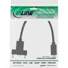 USB kabelis InLine USB-C - HDMI 0,2 m Juodas (33441G)