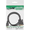InLine HDMI į DVI adapterio kabelis didelės spartos, juodas - 0,5 m