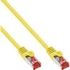 InLine 76450Y pataisomasis kabelis RJ45 kištukas iki RJ45 kištukas S/FTP Cat.6 geltonas 0,5 m