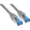 InLine Komutacinis kabelis Cat.6A, S/FTP (PiMf), 500MHz, pilkas - 10m