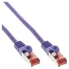 InLine 10m Cat.6 tinklo kabelis 1000 Mbit RJ45 - violetinė (76400P)