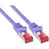 InLine 10m Cat.6 tinklo kabelis 1000 Mbit RJ45 - violetinė (76400P)