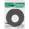 InLine Peterbord Crosover S / FTP, Cat6, Juodas, 15m (73615X)