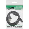 Kabelis InLine HDMI - DVI- D 1,5m juoda (17664)