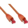 InLine Patchcord S / FTP, PIMF, 6 kat., PVC, oranžinis 15m (76415O)