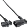 Maitinimo kabelis InLine Ekrano galios stiprintuvas - C13 - C14 - juoda - 5m - kampas