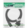 InLine maitinimo laidas, apsauginis kontaktas tiesiai į IEC jungtį C13, 3m, juodas