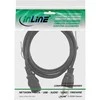 Maitinimo kabelis InLine JAV iki IEC C13, 1,8m (16652U)
