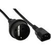 InLine 16659A tinklo adapterio laidas šaltiems įrenginiams C14 iki apsauginio kontakto lizdo 1m