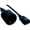 InLine 16659A tinklo adapterio laidas šaltiems įrenginiams C14 iki apsauginio kontakto lizdo 1m