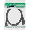 InLine Maitinimo kabelis ® Maitinimo adapterio laidas, IEC-60320 C14–C19, 3x1,5 mm², maks. 10A, juodas, 1m