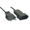 InLine Euro tipas Plug Power Vyras Ekstenzija - Moteris (16685S)