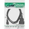 InLine Euro tipas Plug Power Vyras Ekstenzija - Moteris (16685S)