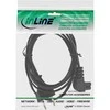 Maitinimo kabelis InLine Kampo maitinimo kabelis Euras Euro8 - juoda - 10cm