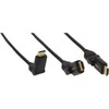 Kabelis InLine HDMI - HDMI 0,5m juoda (17055W)