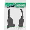 Kabelis InLine DisplayPort - DisplayPort 0,2 m juoda (17100I)