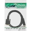 Kabelis InLine Rodyti Uostas - DVI- D 0.5m juoda (17116)