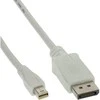 Kabelis InLine Rodyti Port Mini - DisplayPort 1m balta (17131)