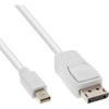 Kabelis InLine Rodyti Port Mini - DisplayPort 3m balta (17133)
