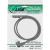 InLine 8K (UHD-2) DisplayPort laidas, kampuotas į kairę, juodas - 2m