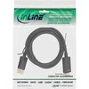 InLine DisplayPort į HDMI konverterio laidas, 4K/60Hz, juodas - 2m