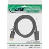 Kabelis InLine DisplayPort – HDMI 3m juoda (17183I)