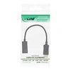 Intos InLine Kabelis ® „DisplayPort“ į HDMI adapteris su garsu, „DisplayPort“ kištukinis HDMI lizdas, 4K/30Hz, juodas 0,15 m