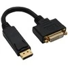 „InLine“ adapterio laidas, „DisplayPort“ lizdas su DVI-D lizdu – juodas