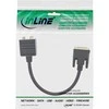 AV adapteris InLine DVILI - Sub (VGA) - DVILI - juoda (17301)